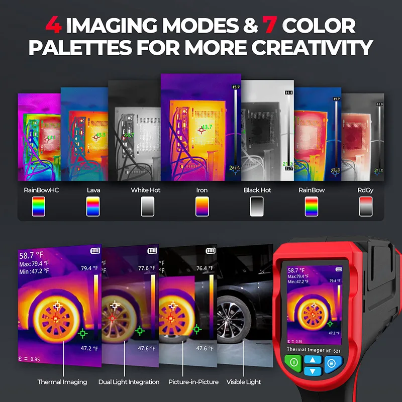 كاميرا التصوير الحراري المحمول - مراجعة Nf 521 Thermal Imaging Camera وسعره
